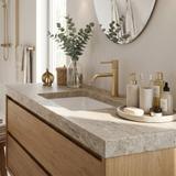 Waschbeckenarmatur Rea Venti Brush Gold Low