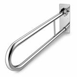 Folding bathroom grab bar Chrome