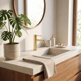 Bathroom faucet Rea Rivo Brush Gold