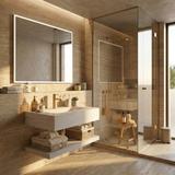 Wandwaschbecken REA Apollo Gran Cloud Sky 80