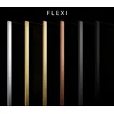 Paravan de dus Rea Flexi Brown / Brush Gold 100
