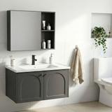 Комплект мебели за баня с мивка Denver 80cm Grey