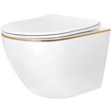WC Schüssel Randlos Rea Carlo Mini Tornado NFQ GOLD EDGE