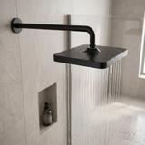 Rectangular shower head REA JS-032 Black