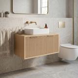 Waschtischunterschrank Rea Core 80cm Beige