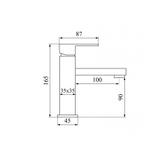 Waschtischarmatur Calani SIENA Chrome