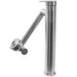 Waschbeckenarmatur Rea PACO Nickel Brush INOX High