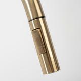 Air outlet with aerator for kitchen faucet REA Fresh Brush Gold
