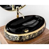Countertop Basin Rea Meryl Black / Gold