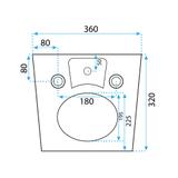 Toilet bowl WC Carlo Flat Mini Rimless + Bidet Carlo Mini