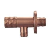 Vinkelventil Diamond 03 1/2" x 3/8" Brush Copper