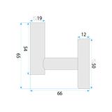 Badrumskrok 6606 Modern Borstad Koppar
