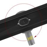 Lineaire afvoer Rea Neox Pro Black 90