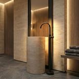 Basin mixer Rea Lungo Black