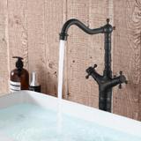 Waschbeckenarmatur Rea Rustico Old Black