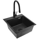 Edelstahlspüle Leo 40 Black