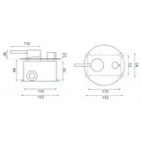 Unterputz Duschset Rea Lungo Titan  + BOX