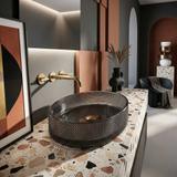 Countertop washbasin REA Mirella Black