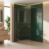 Paroi de douche Rea Flexi Transparent / Chrome 140