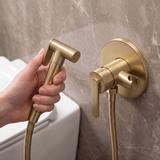 Bidetarmatur REA Ontario Brush Gold