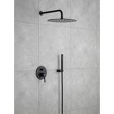 Juego de ducha oculto Rea Lungo Black + BOX
