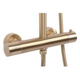 Duschgarnitur mit Thermostat REA VINCENT Gold Brush