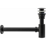 Umývadlový sifón Klik-Klak Universal Rea Black Matt