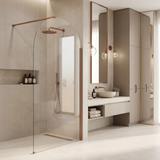 Duschwand Rea Heaven Brush Copper 120