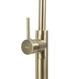 Basin mixer Rea Lungo Brush Gold