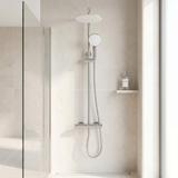 Duschset utan pip med termostat Rea Lungo Chrome