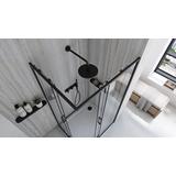 Duschkabine Rea City 80 x 100 Black