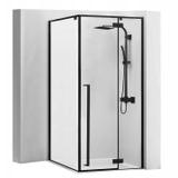 Cabine de douche Fargo 90x90 Black Mat