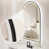 Miroir LED 60x100cm DASH BLACK