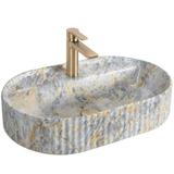 Umywalka nablatowa Rea Marcela 60 Ruststone