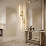 Bad LED-Wandleuchte SWE031-1W 40cm Brush Gold