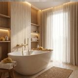 Wannenarmatur REA Venti Brush Gold