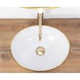 Opzetwastafel Rea Sofia Gold/White