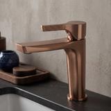 Robinet de lavabo PREMIUM Rea Maxim Brush Copper Low