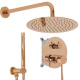 Inbyggd duschset Rea Lungo Diamond Koppar + BOX