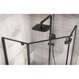 Καμπίνα ντους Rea DIAMOND 80x80 Black MAT