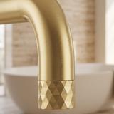 Fristående badkarsblandare Rea Lungo Diamond Brush Gold