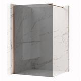 Duschwand Rea Flexi Grey / Brush Copper 140