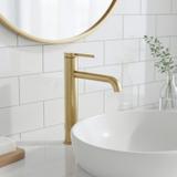 Waschbeckenarmatur Rea Spot Brush Gold High
