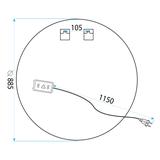 Mirror LED 90cm HZJ090