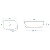 Countertop Basin Rea Belinda Aiax Marble
