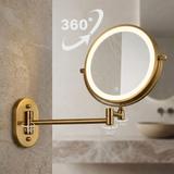 Mirror LED Glow Old Gold
