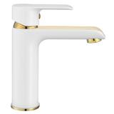 Waschbeckenarmatur REA Bloom White Gold Low
