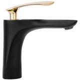 Waschbeckenarmatur Rea Orbit Black Gold low