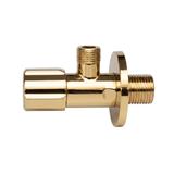 Kotnični ventil 02 1/2" x 3/8" Gold