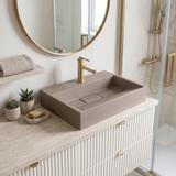Konglomeratni umivaonik Rea GOYA 50CM Taupe